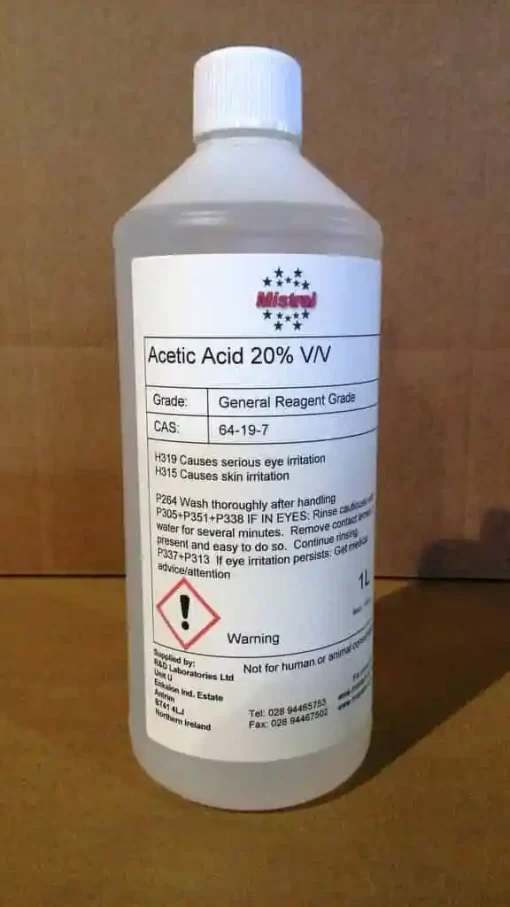 Buy Acetic Acid ( AA ) 20% Online